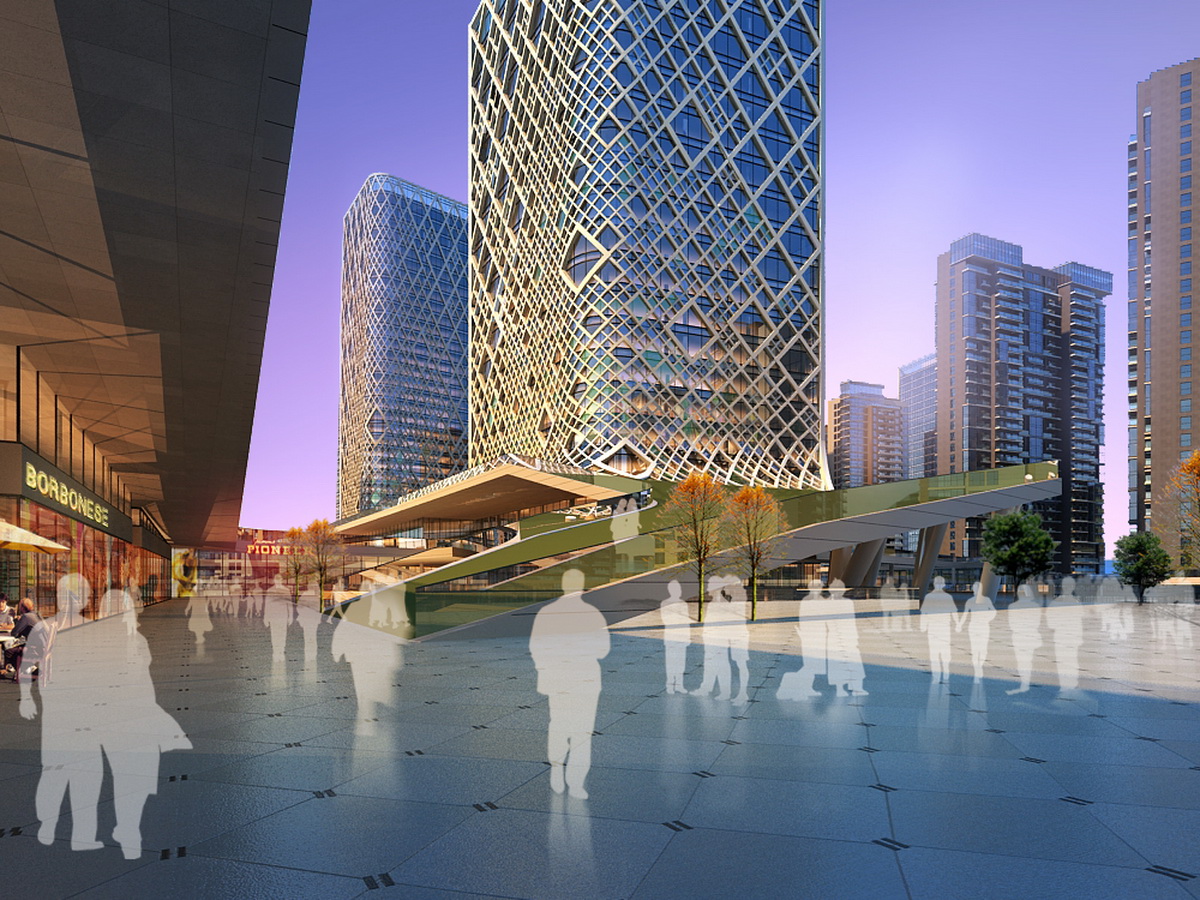 徐州韩山商业步行街建筑方案设计