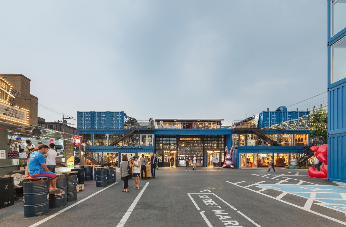 韩国首尔Common Ground“集装箱”商业建筑