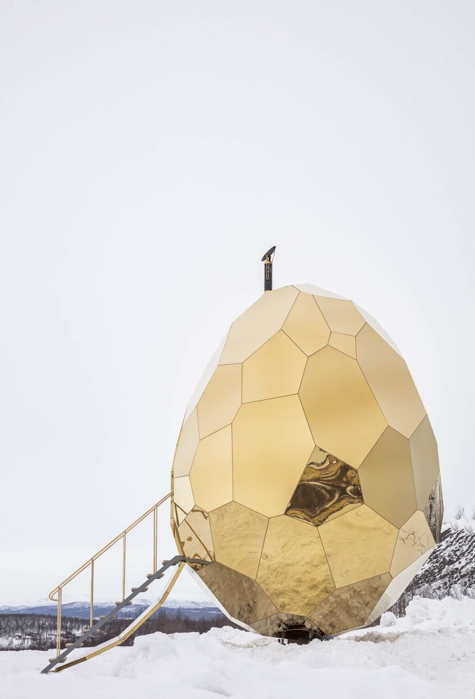 瑞典基律纳"日光蛋"桑拿房-椭圆形装置