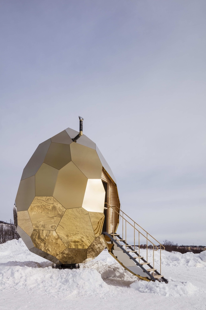 瑞典基律纳"日光蛋"桑拿房-椭圆形装置