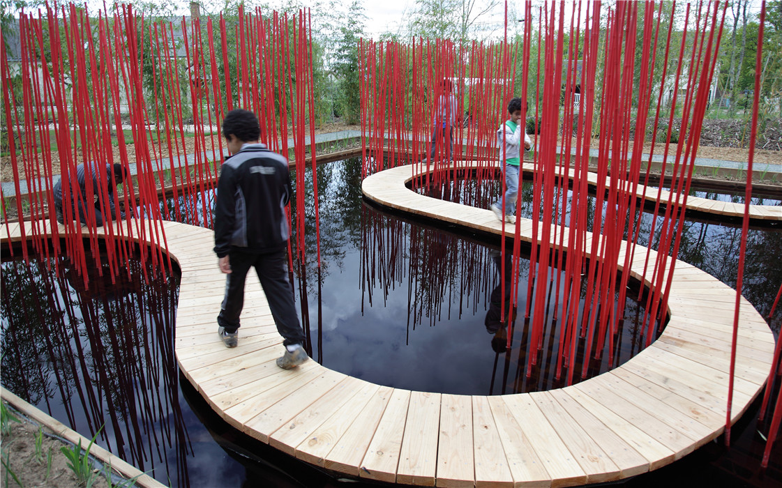 中国“方圆”-微型雨水花园实验案例