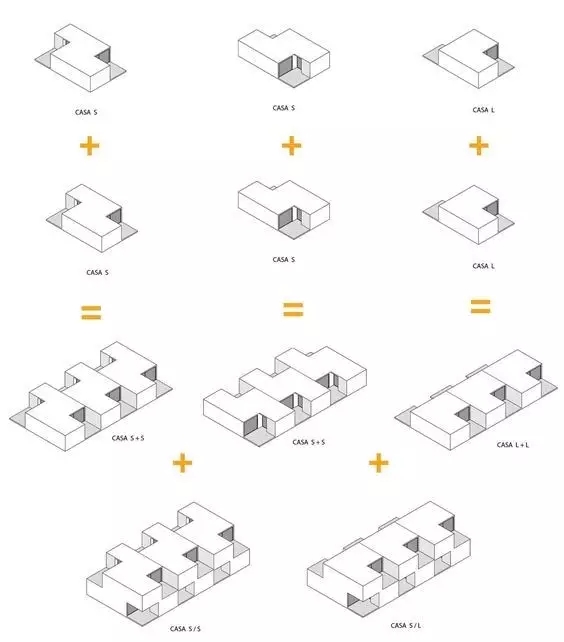 建筑体块推敲过程分析图 | 铅笔汇-高品质su模型交流